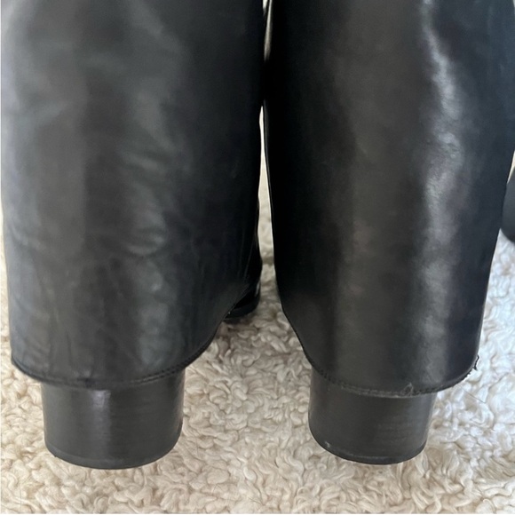 CHANEL  biker boot in black. Vintage. Size 8 - Picture 7 of 9